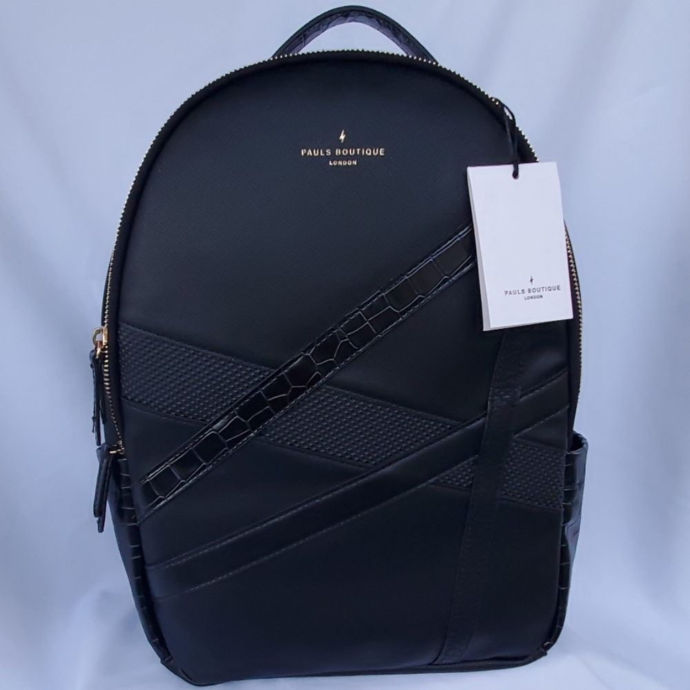 Paul's Boutique London Backpack in Black - Picture 2 of 8